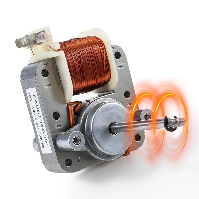 Main image of EAU61865301 Range Convection Fan Motor Compatible with LG LRE3193ST LRE3085ST LRE3193BM, EAU61865301 AC Fan Blower Motor Replace EAU60722701 2666419 AP5679700 PS7791924 STPD00051624 AC Blower