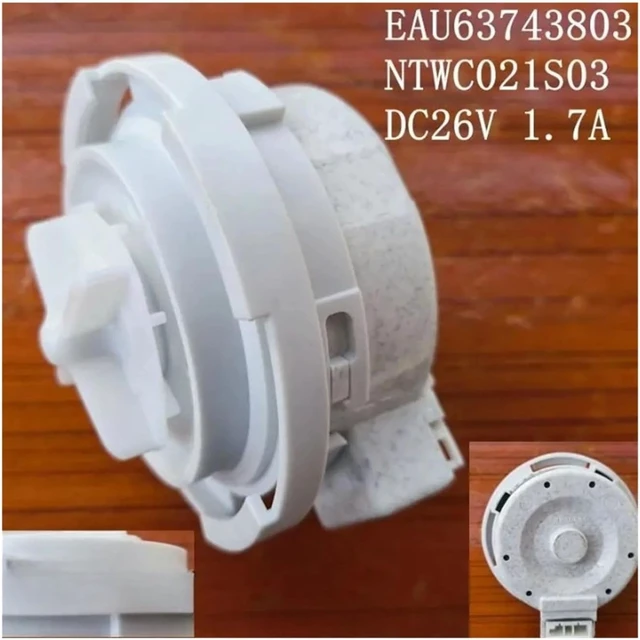 Alt view image 5 of 7 - Compatible for LG Washing Machine Drainage Pump Motor EAU63743803 NTWC021S03 DC26V 1.7A 45W Part