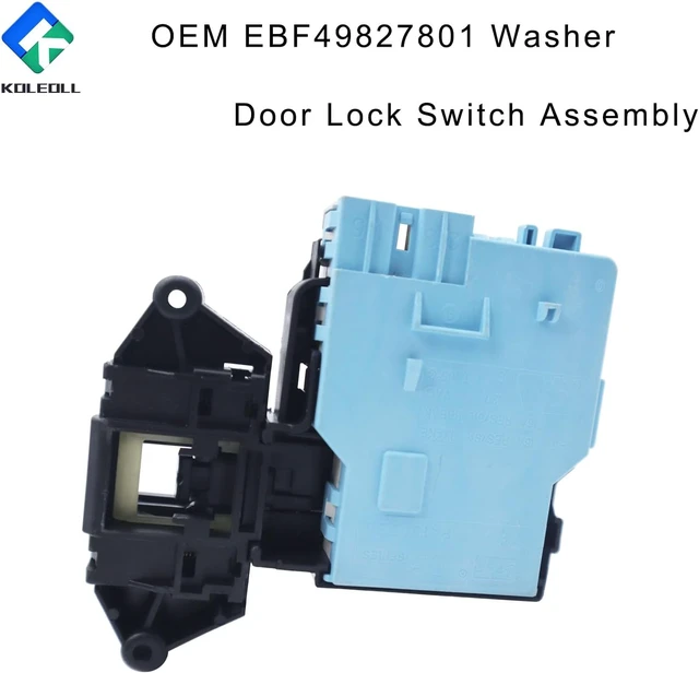 Alt view image 3 of 6 - OEM EBF49827801 Washer Door Lock Switch Assembly Compatible with Kenmore LG,Replaces 6601ER1004C, Replaces 6601ER1004E EBF49827802, Replaces 1268254 PS3533609