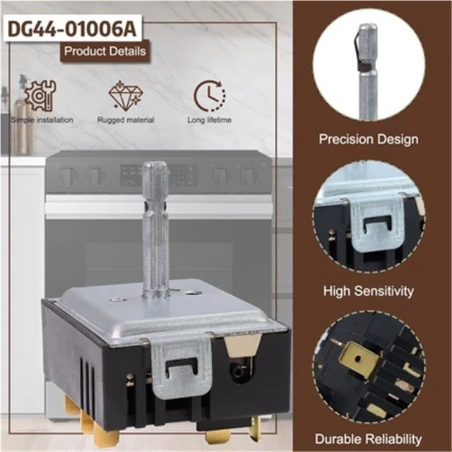 Alt view image 2 of 3 - Gas stove ignition switch DG44-01006A/DG44-01007B is suitable for Samsung gas stove switches