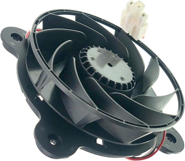 Alt view image 5 of 7 - 12035GE-12M-YT Refrigerator Cooling fan Motor Compatible with Samsung Haier Refrigerator, 3-Wire Variable Frequency Refrigerator Cooling Fan DC 12V 0.26A 100x100mm 2-Year Warranty