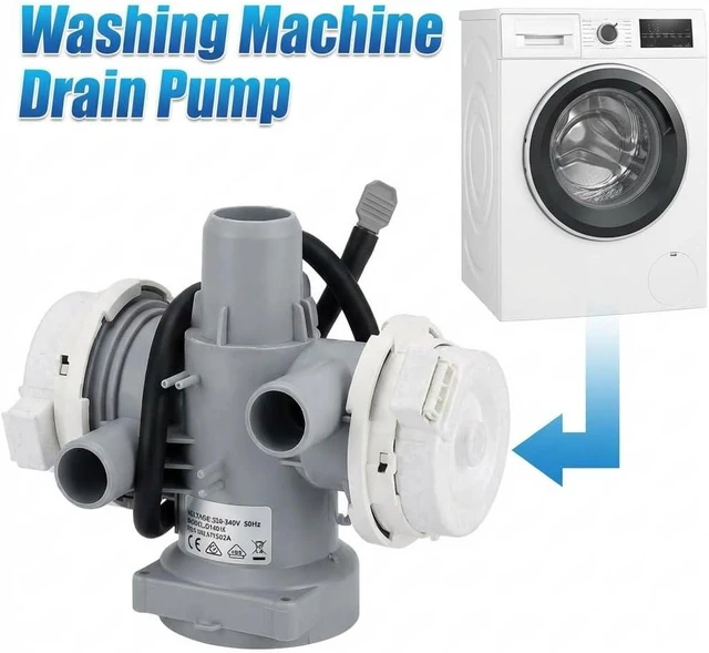 Alt view image 4 of 5 - AHA75853803 Washer Drain Pump Assembly, Replacement Washing Machine Drain Pump Compatible with LG, Replaces AP6985799 PS12750086 EAP12750086