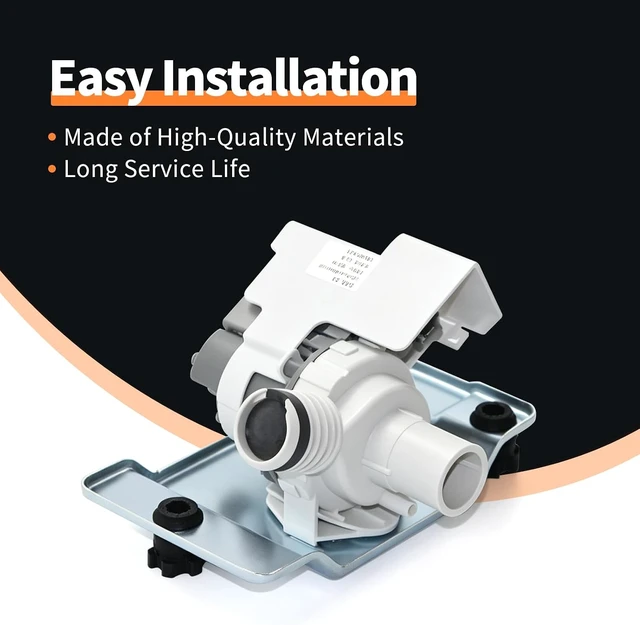 Alt view image 4 of 6 - DC96-01414A Washer Drain Pump Compatible with Samsung Washing Machine WF306LAW/XAA, WF328AAR/XAA, WF206BNW/XAA, WF337AAG/XAA, Replaces DC96-01328A, DC96-00774A