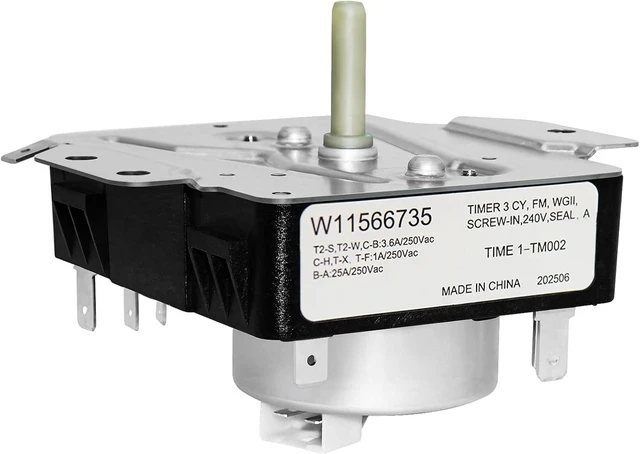 Main image of W11566735 W11685947 Dryer Timer Compatible with Maytag Dryer MED4500MW0 YMED4500MW0 Replaces 4981088 AP7215858 PS17216594 EAP17216594 FIX17216594 162-428-1