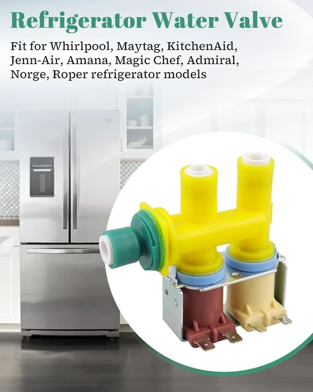 Alt view image 5 of 6 - W10279866 Refrigerator Water Inlet Valve,Fit for Whirlpool,Maytag,KitchenAid,Amana,Jenn-Air,Magic Chef,Admiral,Roper,Replace WPW10279866 4443855 PS11751799 AP6018497