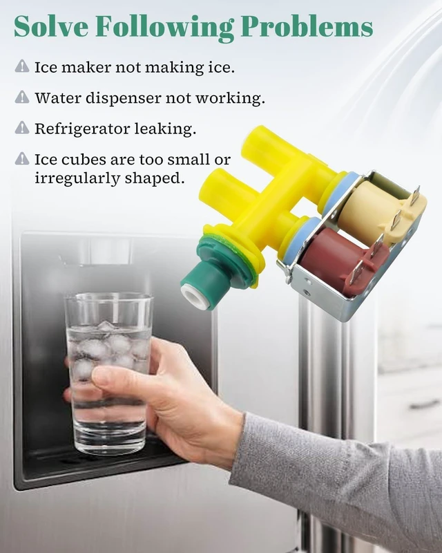 Alt view image 6 of 6 - W10279866 Refrigerator Water Inlet Valve,Fit for Whirlpool,Maytag,KitchenAid,Amana,Jenn-Air,Magic Chef,Admiral,Roper,Replace WPW10279866 4443855 PS11751799 AP6018497