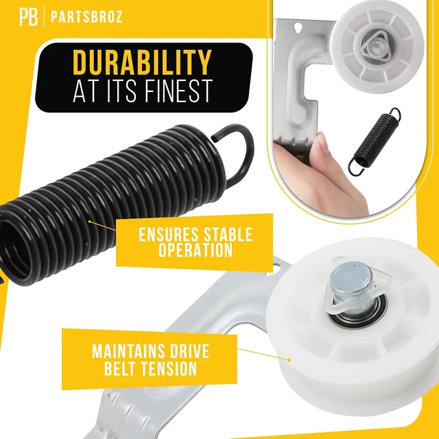 Alt view image 3 of 7 - 4561EL3002A Dryer Idler Pulley Assembly for LG Kenmore AP4438243 PS3523033,Replaces EA3523033 AH3523033 AP7220429 PS17269866 1267530, Fits DLGX2651R DLE7300WE DLE2050W DLE2514W DLE2516W DLE3777W