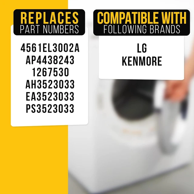 Alt view image 7 of 7 - 4561EL3002A Dryer Idler Pulley Assembly for LG Kenmore AP4438243 PS3523033,Replaces EA3523033 AH3523033 AP7220429 PS17269866 1267530, Fits DLGX2651R DLE7300WE DLE2050W DLE2514W DLE2516W DLE3777W