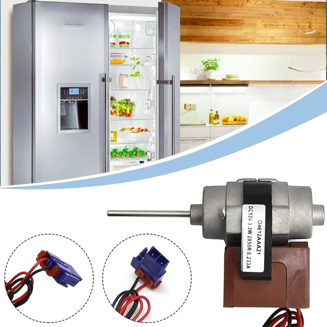 Alt view image 4 of 7 - D4612AAA21 Refrigerator Evaporator Fan Motor Replacement for Daewoo Bosch BAUMATIC Refrigerator Replace# 3015915900 3015907300