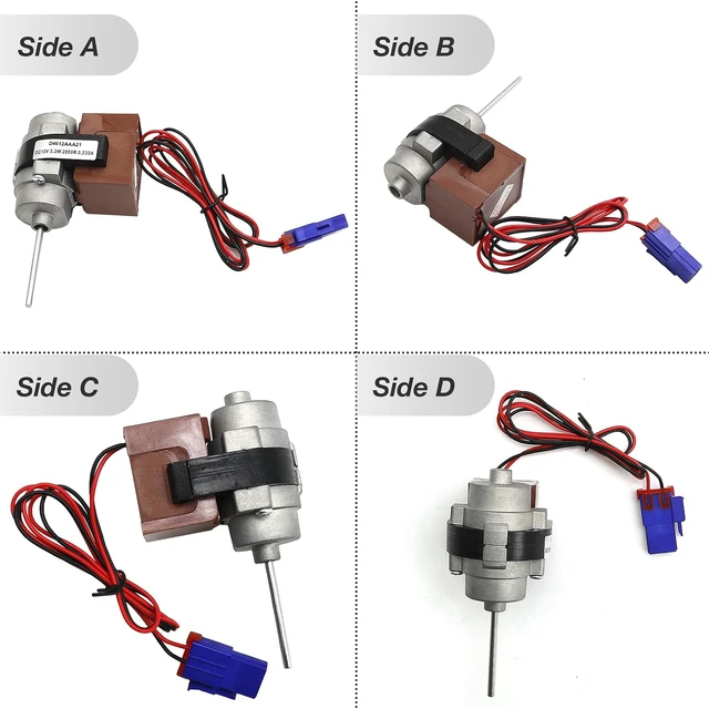 Alt view image 3 of 7 - D4612AAA21 Refrigerator Evaporator Fan Motor Replacement for Daewoo Bosch BAUMATIC Refrigerator Replace# 3015915900 3015907300