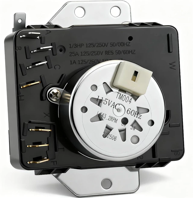 Main image of W10185969 WPW10185969 Dryer Timer Compatible with May-tag 7MMGP0035WQ0,Compatible with whirl-pool WGD5000VQ1, 7MWG45500SQ1, Replacement for 418-093-20-B5, 1-Year Warranty.