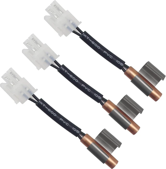 Main image of Upgraded 3 Pack W10383615 Refrigerator Thermistor with Clip Compatible with Whir-lpool refrigerator Replaces WPW10383615VP 2118226 AP6020675