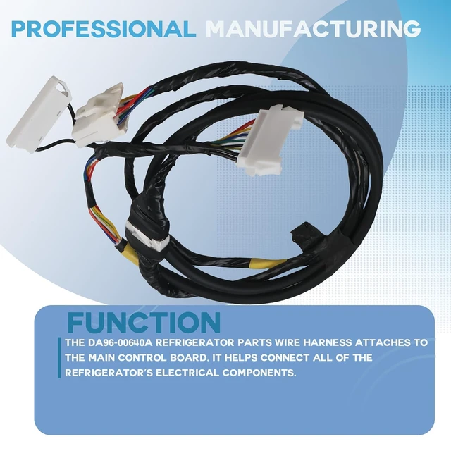Alt view image 7 of 7 - DA96-00640A Refrigerator Wire Harness Fit for Samsung Refrigerator,Replace# 3970367, AP5623877, PS4168713, EAP4168713