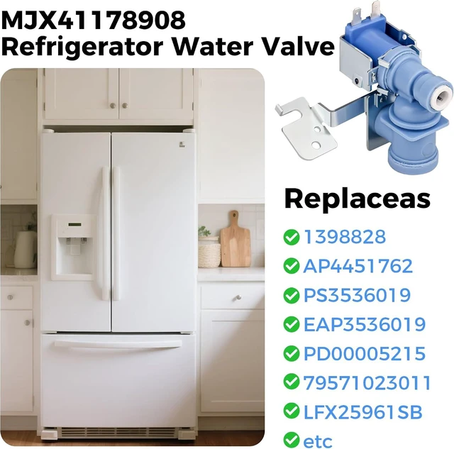 Alt view image 6 of 7 - MJX41178908 Refrigerator Water Valve Replacement for L.G, Replaces AP4451762, PS3536019