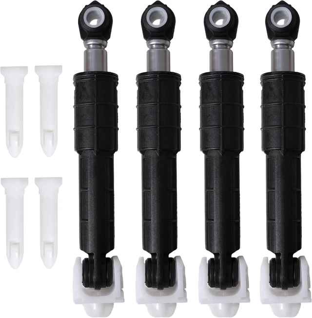 Main image of WH01X20826 Washer Shock Absorber Kit Fit for G.E Washer Damper Shock Replaces WH01X10343 AP4265856 WH01X10385 WH01X10425 AH1482318 EA1482318 WH01X10260 PS1482318 - with 4 Shocks and 4 Pins