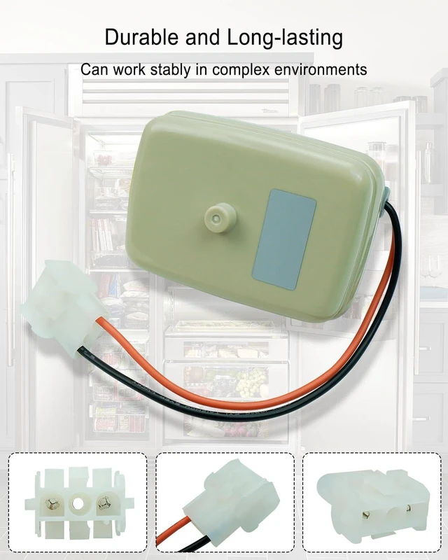 Alt view image 3 of 5 - WR60X10348 Refrigerator Condenser Fan Motor Fit for GE Hotpoint,Replace WR60X10071 WR60X10140 WR60X142 WR60C241 37050068 4248260 AP5982576 PS11701278 EAP11701278, Efficient Cooling, Quiet
