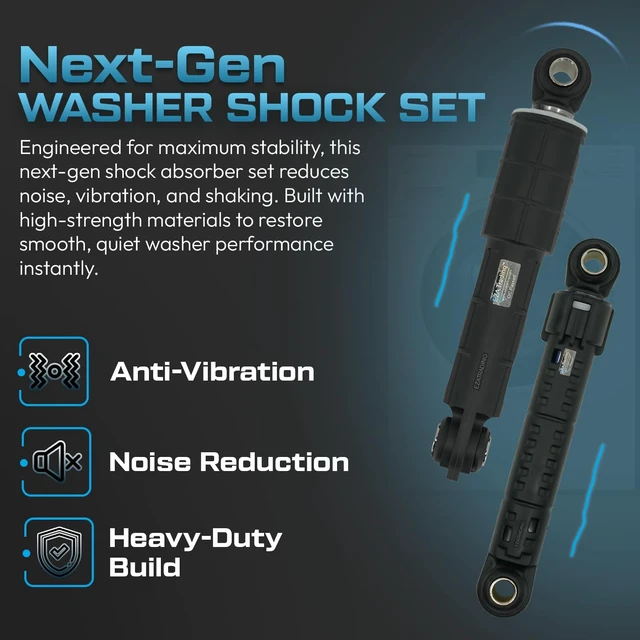 Alt view image 6 of 7 - DC66-00470C DC66-00531B Shock Absorber Front and Rear Set for Samsung Washers - 4 Pack