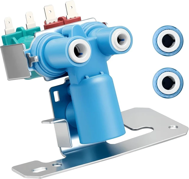 Main image of WR57X10051 WR57X10032 Refrigerator Water Inlet Valve for GE,for Kenmore Hotpoint Fridge Ice Maker, Solenoid Valve Replaces WR57X33326 WR57X10040 AP3672839 PS901314