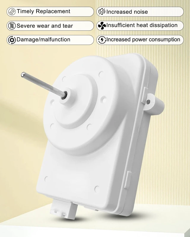 Alt view image 6 of 6 - W11613295 Refrigerator Condenser Fan Motor Fit for Whirpool Amana Kenmore,Replace 12825101 W10239053 W11117459 W10609117 W10909377 W11123104 W11373924 W11387394 W11505534 WPW10239053