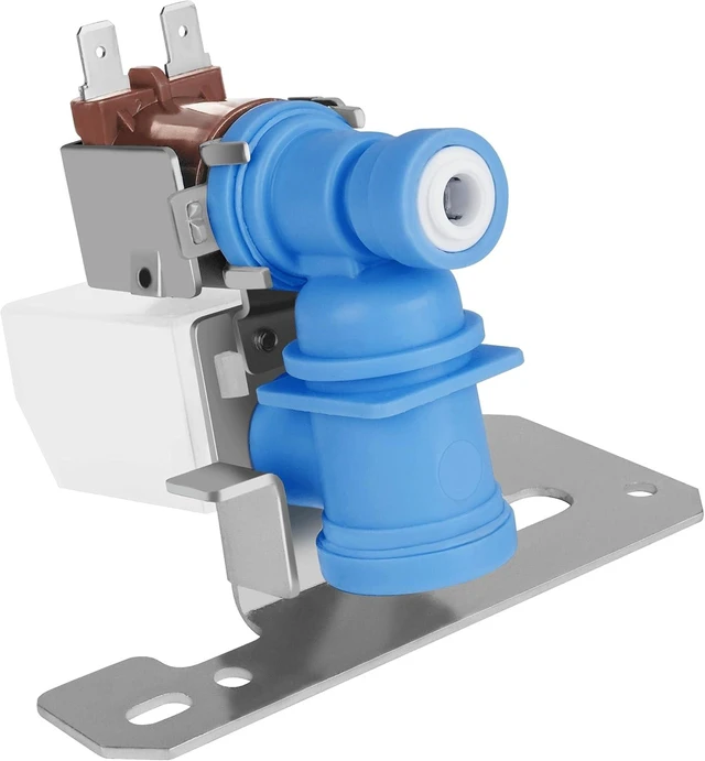 Main image of WR57X10033 riv-11ae-2 Refrigerator Icemaker Water Inlet Valve Compatible with G-E Hot-point Ken-more 1/4" Inlet Fitting Icemaker Water Inlet Valve Replaces WR57X0093-1 Year Warranty By Fetechmate