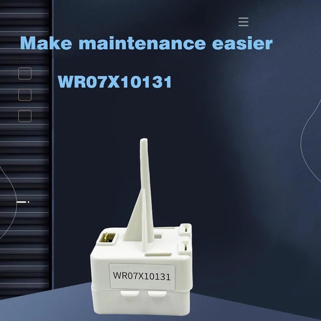 Alt view image 2 of 5 - WR07X10131 Refrigerator Compressor Start Relay,WR07X10131 Refrigerator Compressor Start Relay With Capacitor