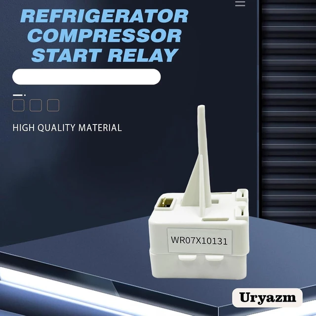 Alt view image 4 of 5 - WR07X10131 Refrigerator Compressor Start Relay,WR07X10131 Refrigerator Compressor Start Relay With Capacitor
