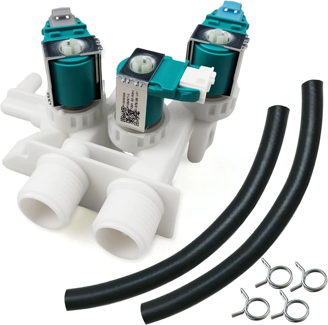 Main image of W10599356 W10509710 Washer Water Inlet Valve for Whirlpool Washing Machine,for Whirlpool Maytag Amana Washers, Replace W10599356 W10509710 3023192, Fix Washer Inlet Failure/Slow Fill/Continuous Intake