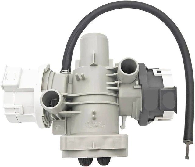 Main image of AHA75693423 washing machine drain pump assembly is suitable for LG WSEX200 washing machine DC26V drain pump