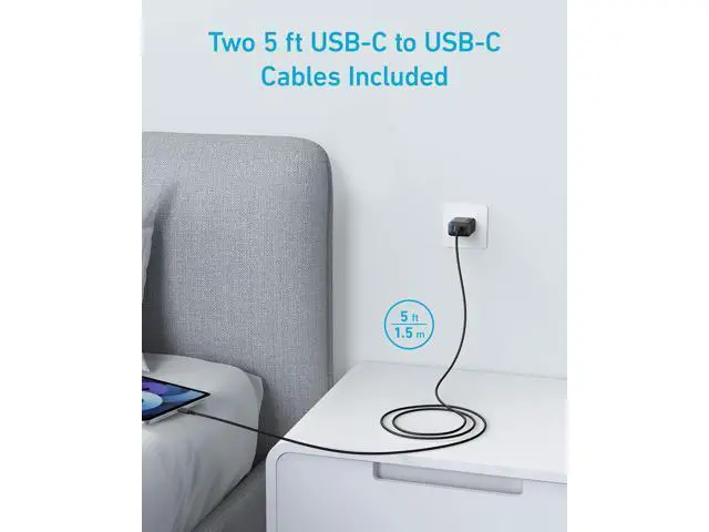 Alt view image 3 of 7 - iPhone 16 Charger USB C Charger Block 2-Pack 20W Fast Wall Charger for 16/16 Pro/Pro Max / iPad Pro and More with 2 Pack 5 ft USB-C Cable