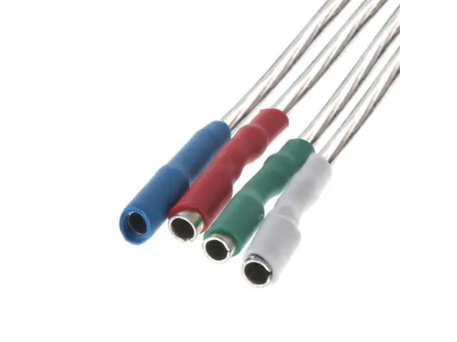 Alt view image 2 of 3 - 4PCS Universal Silver Leads Wires Header Wire Cable 40mm for 1.2-1.3mm Pins Turntable Phono Headshell Tonearm
