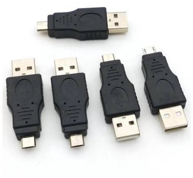 Main image of Mini USB USB 2.0 A Female To Micro Mini USB B 5 Pin Male Plug OTG Host Adapter Converter Connector up to 480Mbps