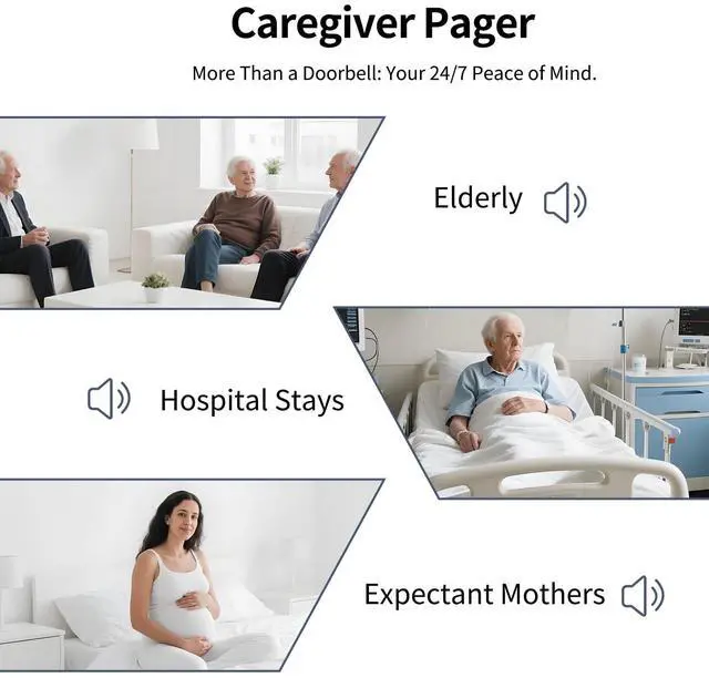 Alt view image 7 of 7 - Wireless Doorbell for Home Plug and Play 115dB Battery Door Bell for Classroom Easy to Install with 36 Chimes & 5 Volume Levels Loud Enough LED Flashing for Kids Room Office Battery Operated