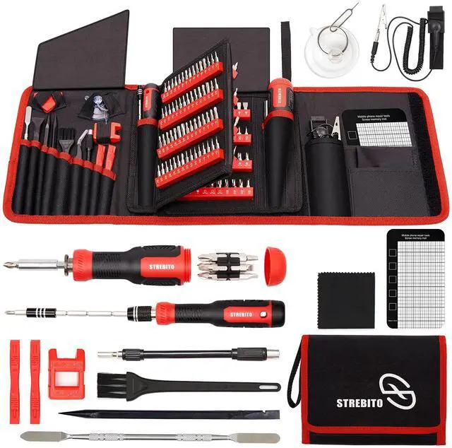 Main image of Precision Screwdriver Set 191-Piece Multi-Bit Screwdriver 1/4 Inch Nut Driver Home Improvement Tool Electronic Repair Kit for Computer, iPhone, Laptop, PC, Cell Phone, PS4, Xbox, Nintendo