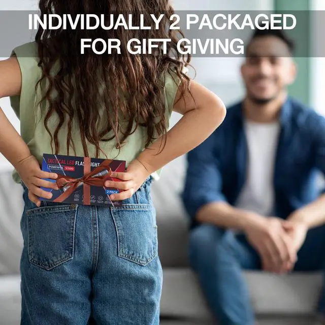 Alt view image 7 of 7 - Tactical Flashlight 4 Pack, Bright Zoomable LED Flashlight with High Lumens and 5 Modes, Waterproof Portable Pocket Flash Light for Emergency, Camping, and Outdoor Use - S1500