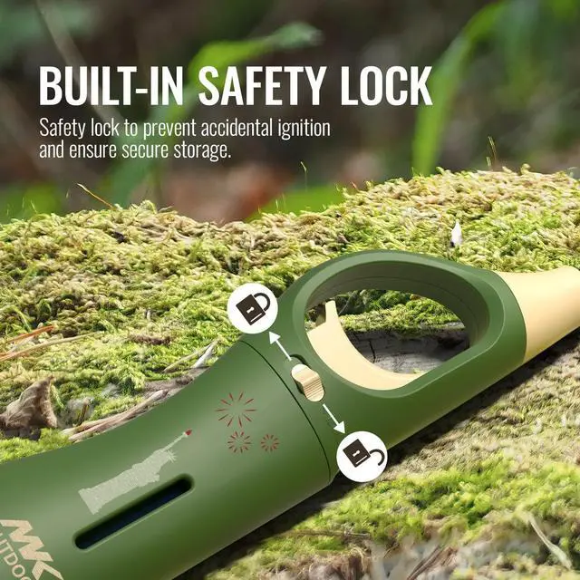 Alt view image 3 of 7 - MK Lighter Outdoor Series Willow 9-Inch Xtra Length Extended Flex Neck 4-Pack Designs Multipurpose Refillable Adjustable Flame, Candle & BBQ Lighters, Prepping & Camping Supplies, Survival Lighters