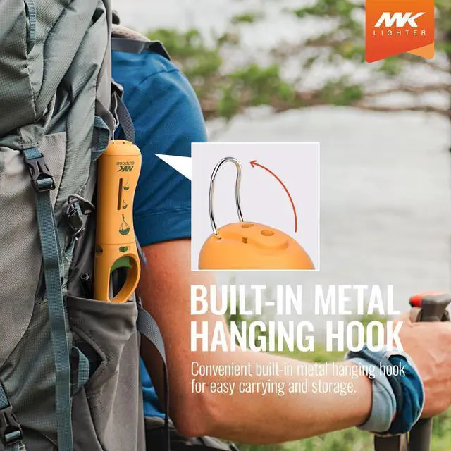 Alt view image 5 of 7 - MK Lighter Outdoor Series Willow 9-Inch Xtra Length Extended Flex Neck 4-Pack Designs Multipurpose Refillable Adjustable Flame, Candle & BBQ Lighters, Prepping & Camping Supplies, Survival Lighters