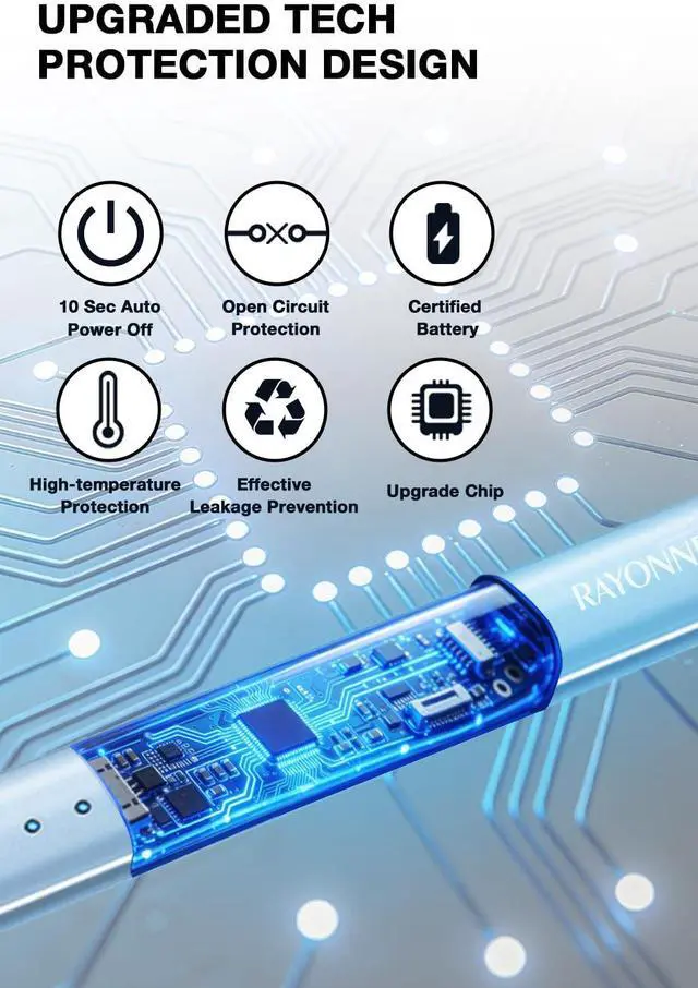 Alt view image 6 of 7 - Rechargeable Electric Candle Lighter Windproof Plasma Arc Lighter for Deep Jars, BBQ Camping Flameless Fire Starter Christmas Stocking Stuffers Gift (Green&Blue Gradient+Sierra Blue)