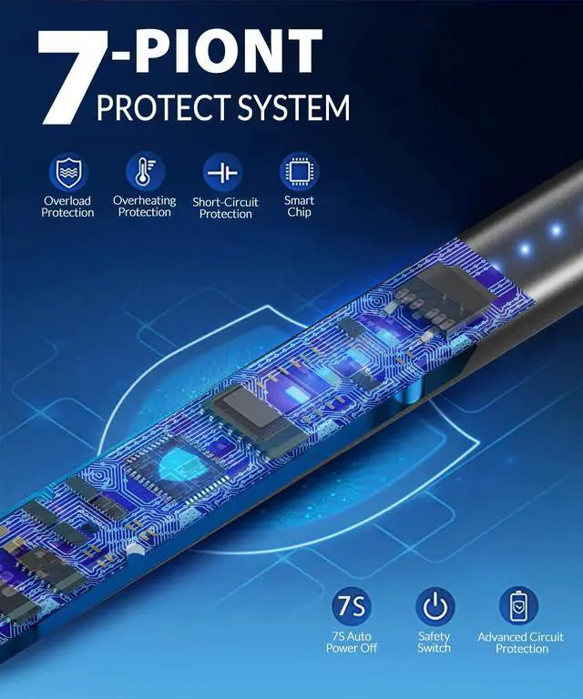 Alt view image 6 of 6 - Electric Candle Lighter with Flashlight USB C Rechargeable Arc Lighters for Candles Windproof Plasma for Camping BBQ Stove Home Emergency with Safety Switch LED Battery Display