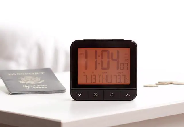 Alt view image 3 of 3 - Travel Alarm Clock