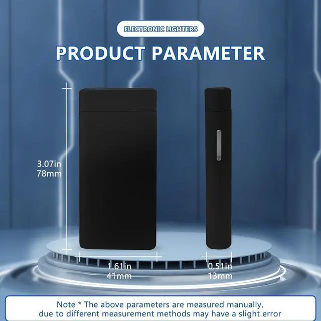 Alt view image 4 of 6 - SKRFIRE High-Power Plasma Arc Lighter USB Rechargeable Windproof Electric Lighter with Multi-Mode Flashlight, Digital Battery Display, Perfect for Camping, BBQ & Outdoor Survival(Black)