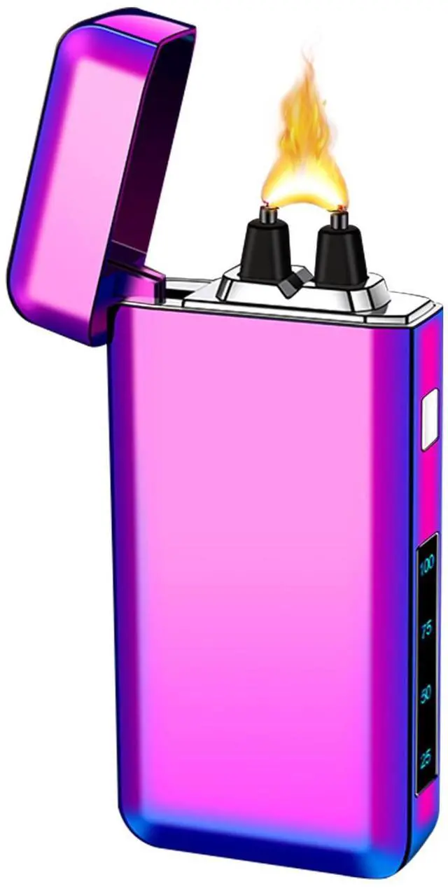 Main image of SKRFIRE Plasma Lighters Rechargeable Dragon USB Lighters, Electric Lighter Windproof Electronic Arc Flame Lighter with LED Power Display for Candle, Incense, Gifts for Men, Women (Color)