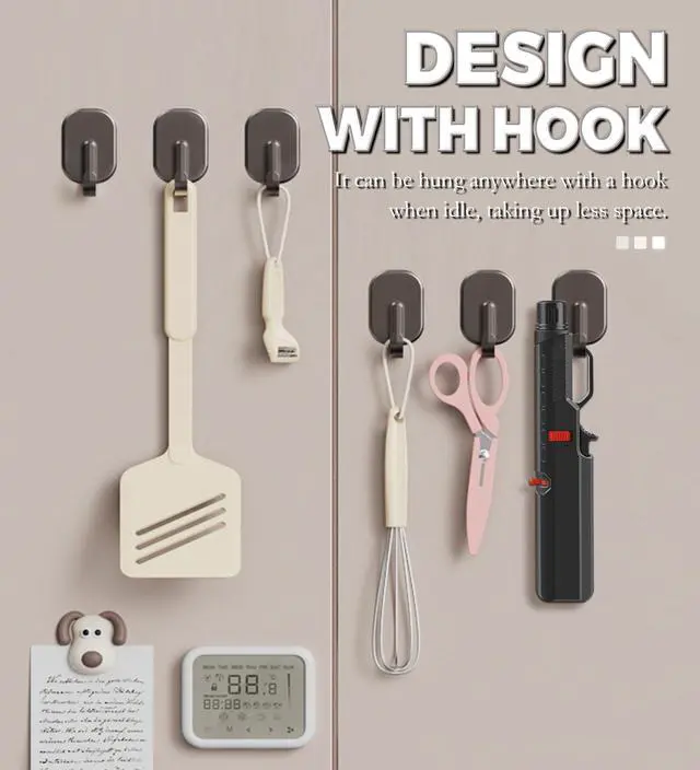 Alt view image 4 of 7 - Samniu 4 Pack of Torch Lighter, Windproof Adjustable Jet Flame, with Safety Lock, Long Refillable Butane Torch Lighters for Grill, Camping, Candle, Stove (NO Gas)