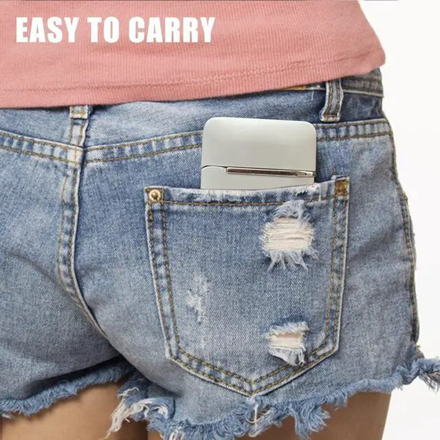 Alt view image 4 of 6 - Cponmist 2 Pack Mini Butane Lighter, Double Jet Torch Lighter with Visible Window, Refillable and Adjustable Pocket Lighter, Great Little Gift for Men and Women, Black and White (Without Gas)