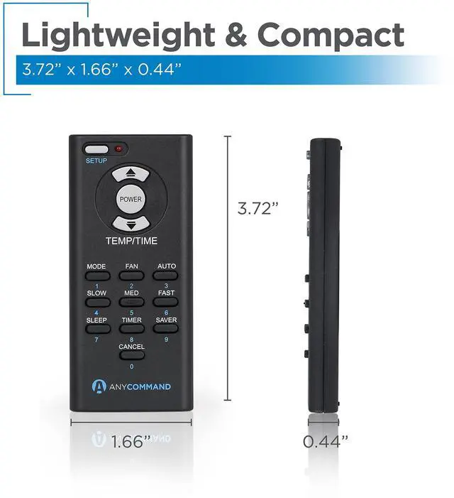 Alt view image 5 of 6 - Universal Air Conditioner Remote Control, AC Remote for Over 60 Brands, Lightweight AC Remote Control Universal with Multiple Modes