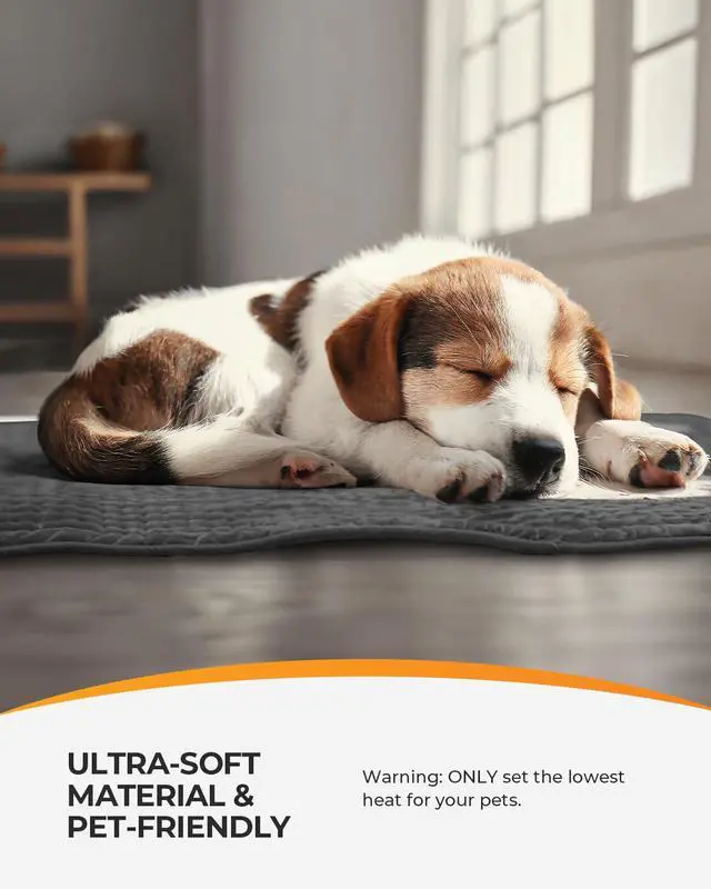 Alt view image 7 of 7 - 17x33 Large Heating Pad for Back, HSA Approved Items for Mom Dad, Electric Heated Pad for Neck Shoulders Period Cramps, FSA Eligible Heat Pad, Auto Off, 10ft Cord