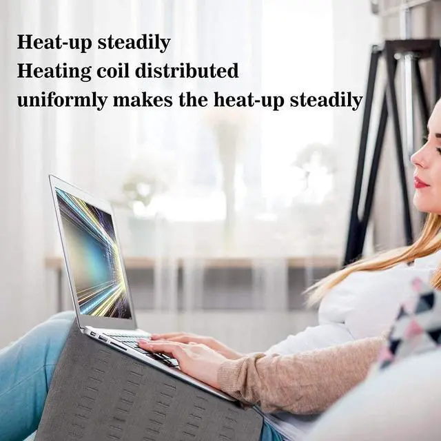 Alt view image 5 of 7 - Heating Pad for Back Pain and Cramps Relief, 12 x 24 Ultra Soft Hot Heated Pad with Moist Heat and Auto Shut-Off for Neck, Shoulder, Machine Washable