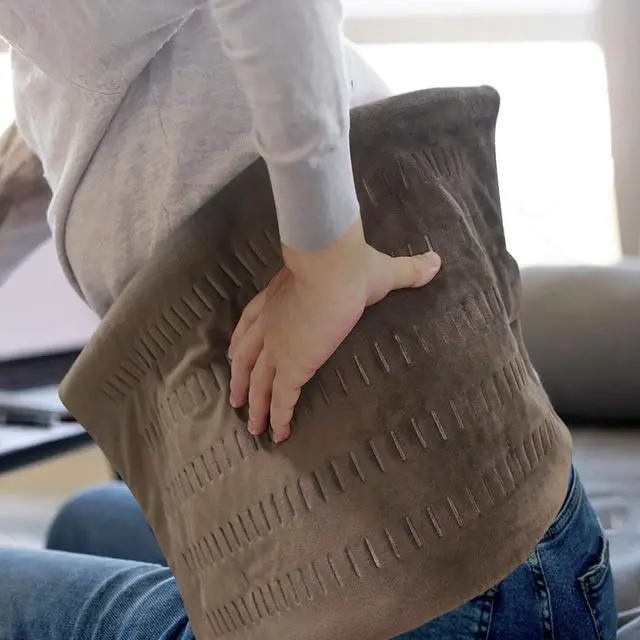 Alt view image 7 of 7 - Electric Heating Pad for Back Pain and Cramps Relief, 12 x 24 Ultra Soft Hot Heated Pad with Moist Heat Therapy and Auto Shut-Off for Neck,Shoulder, Machine Washable