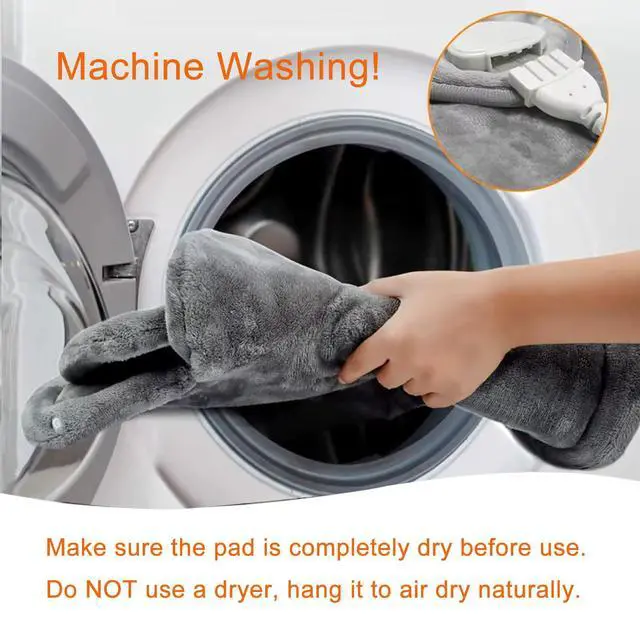 Alt view image 5 of 7 - Heating Pad for Neck Shoulders Back Pain Relief, Gifts for Women Men Mom Dad Elderly, Electric Large Heat Pad with 6 Heat Settings 4 Timers, ETL Certified (Back Hating Pad)