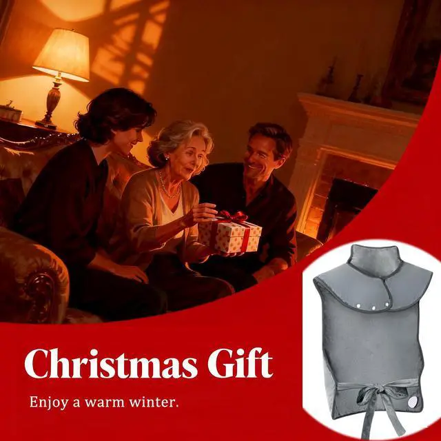 Alt view image 7 of 7 - Heating Pad for Neck Shoulders Back Pain Relief, Gifts for Women Men Mom Dad Elderly, Electric Large Heat Pad with 6 Heat Settings 4 Timers, ETL Certified (Back Hating Pad)