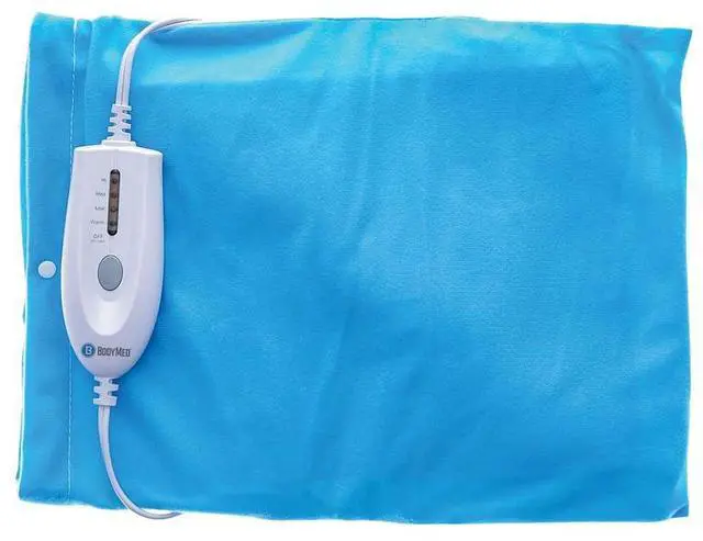 Main image of Moist & Dry Heating Pad with Auto Shut Off Heating Pad for Neck, Shoulder, Back and Muscle Discomfort Relief - 12 in. x 15 Inch, Blue